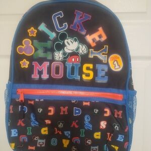 Disney Brand Mickey Mouse Kids Backpack - Colorful Design